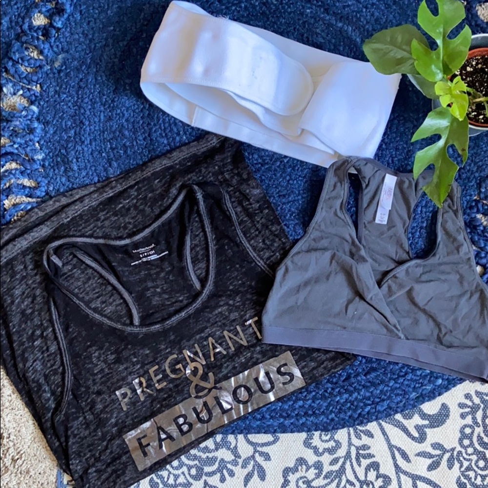 Maturity Set tank, bra & back brace